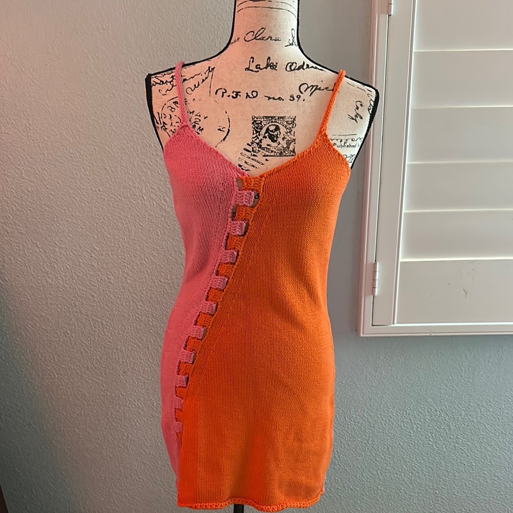 Colorblock Knit Dress